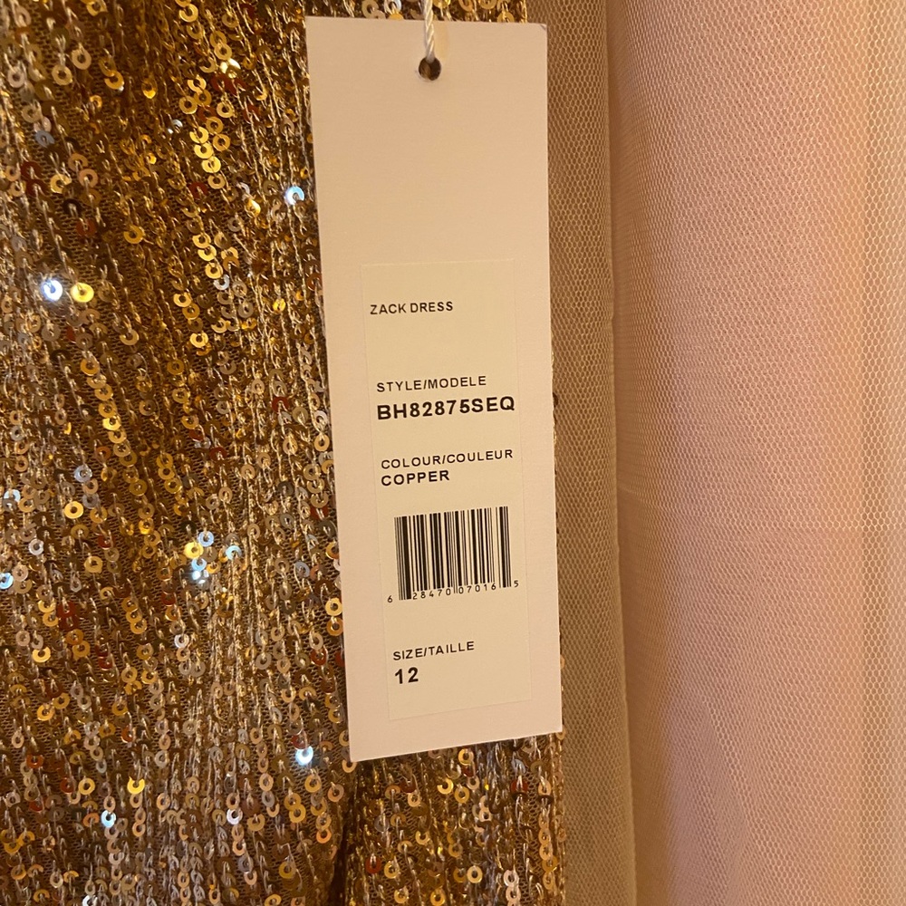 Ronny Kobo Zack Sequin Halter Midi Dress - Picture 5 of 9